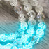 Ghostly Aura | .925 Sterling Silver | Firefly Glass Skull Bracelet